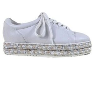 Alex + Alex White Platform Espadrille Sneaker Size 6.5 NWOT